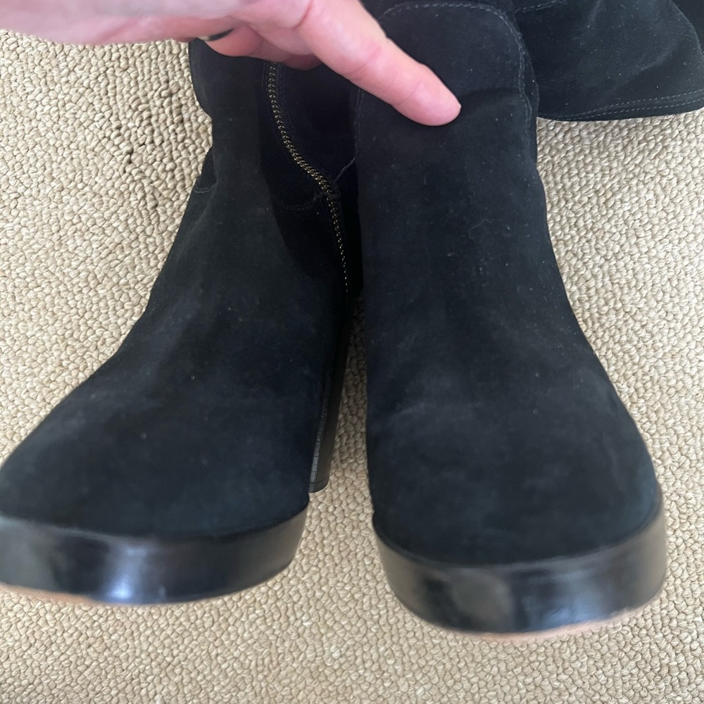 Michael Kors Regina black suede platform boots - Picture 8 of 12